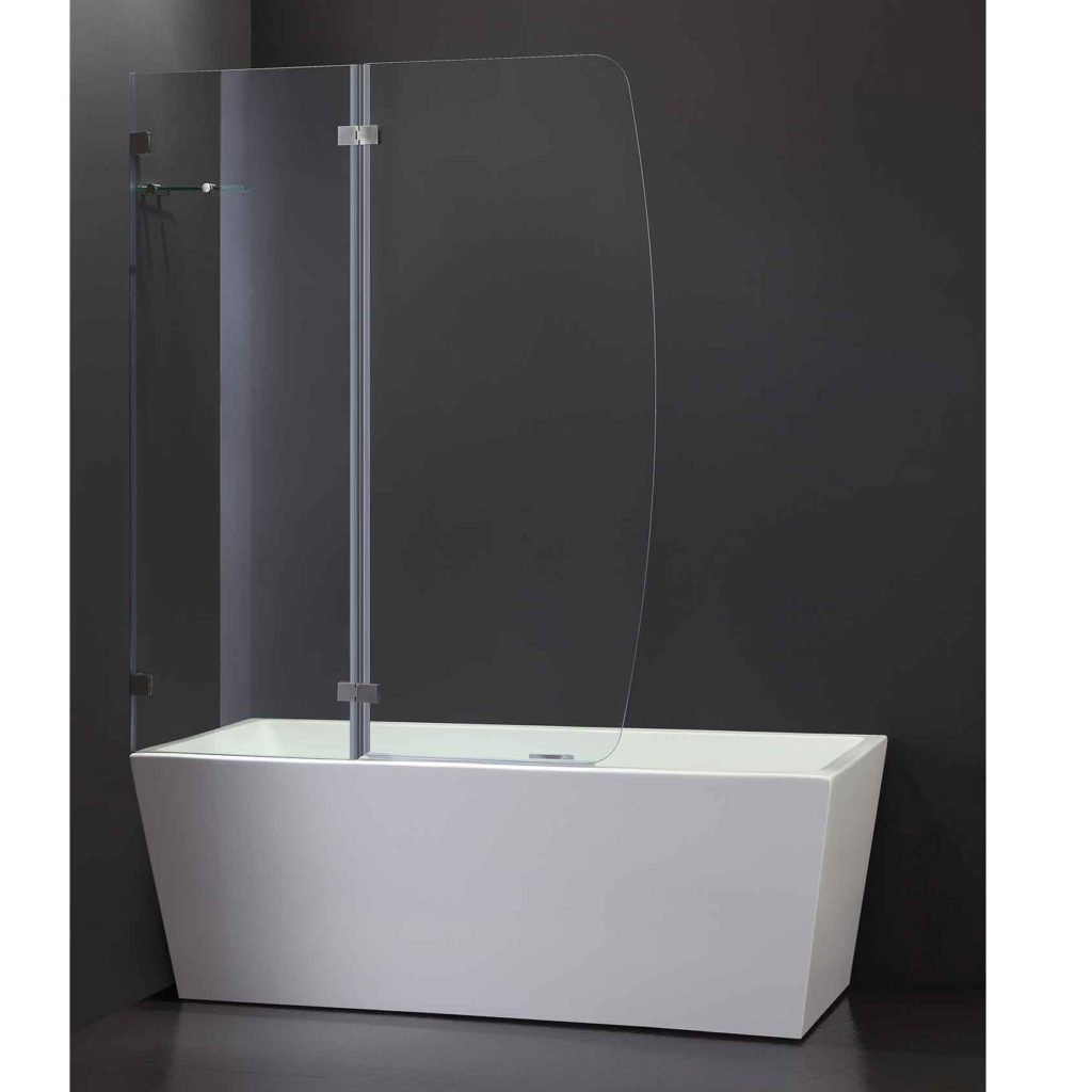 Double Sail Bath Screen (550+650)x1500