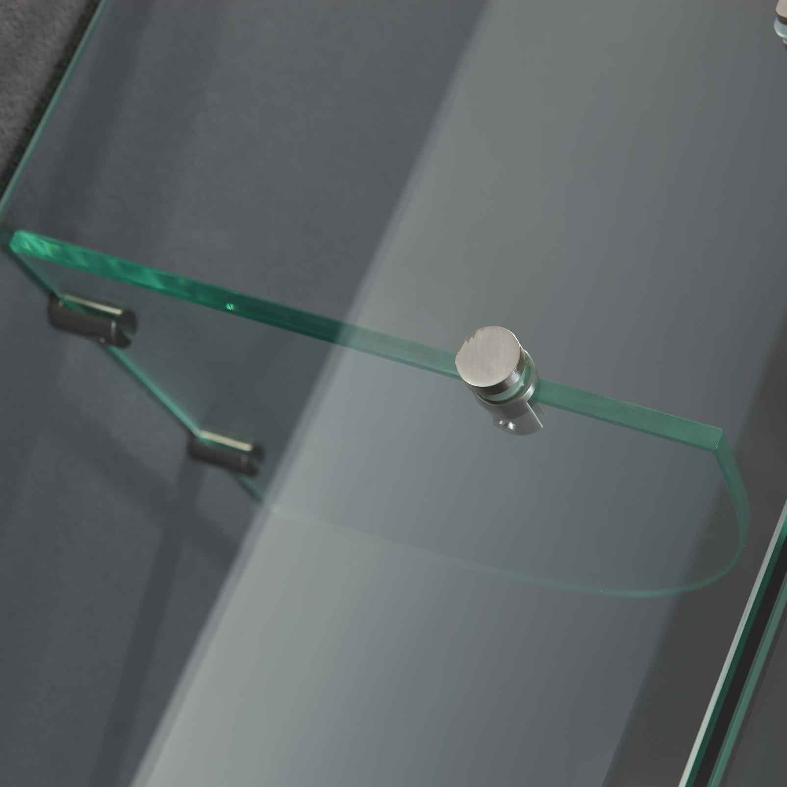 Cube Frameless Shower Screen 1200