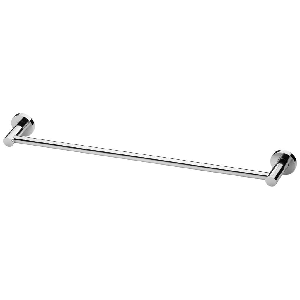 Radii Single Towel Rail RD Plate Chrome
