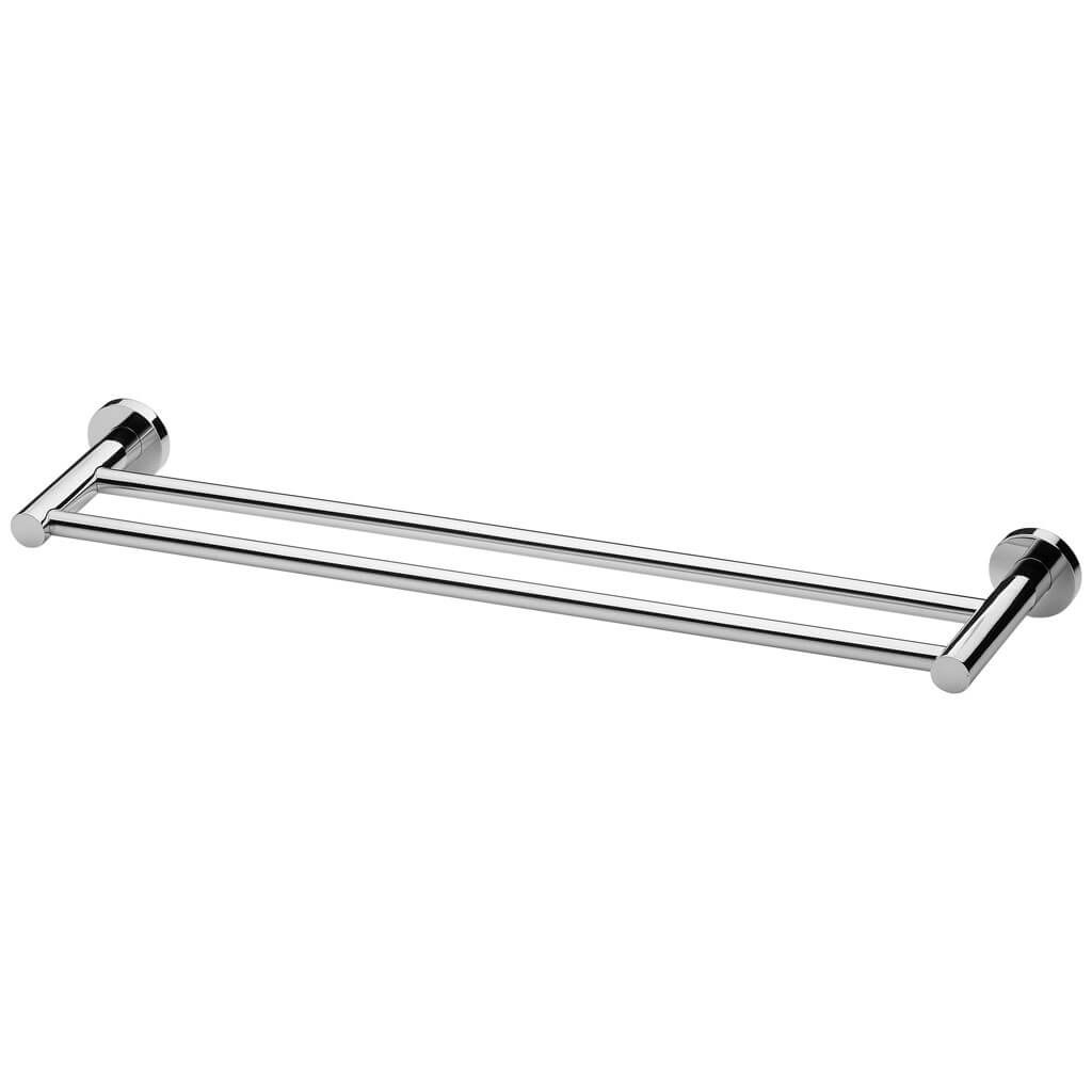 Radii Double Towel Rail RD Plate Chrome