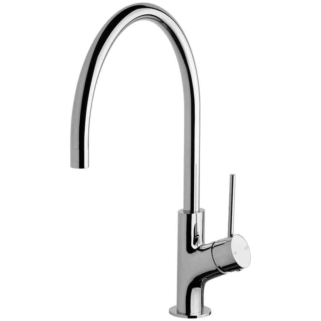 Vivid Slimline Oval Sink Mixer 220mm Gooseneck