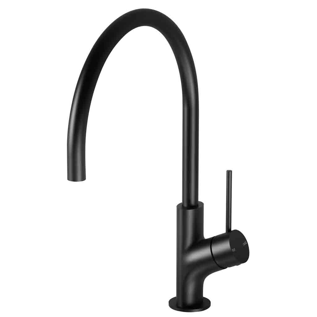 Vivid Slimline Oval Sink Mixer 220mm Gooseneck