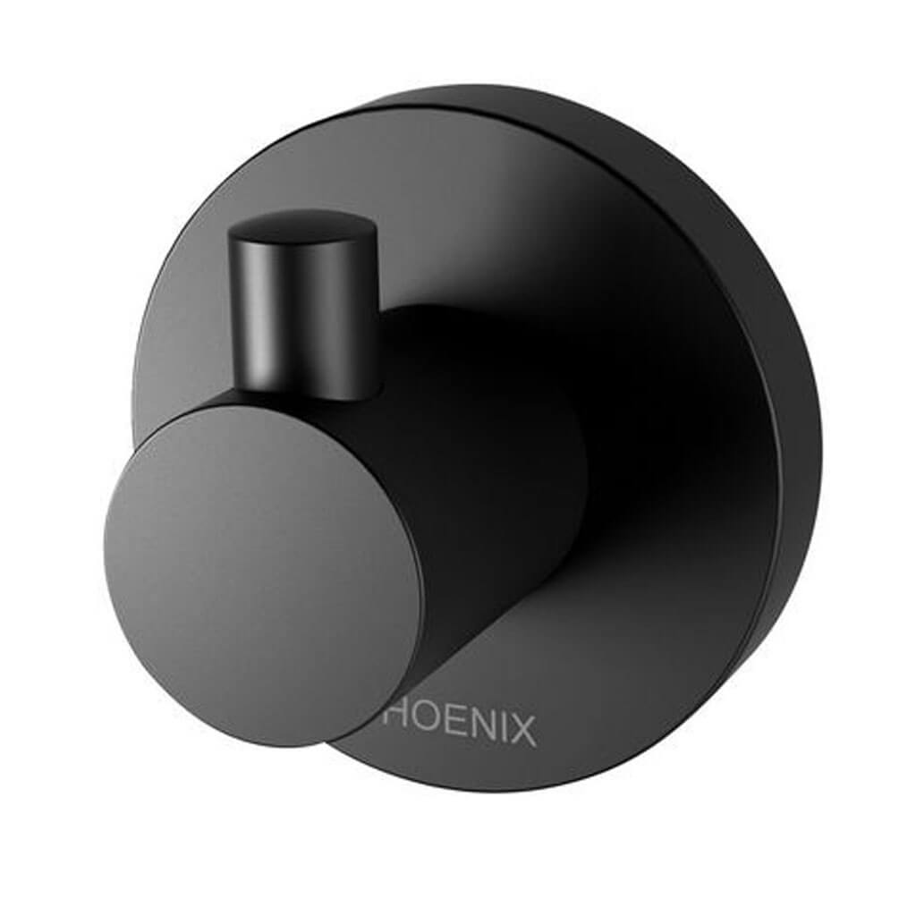 Radii Robe Hook RD Plate Black