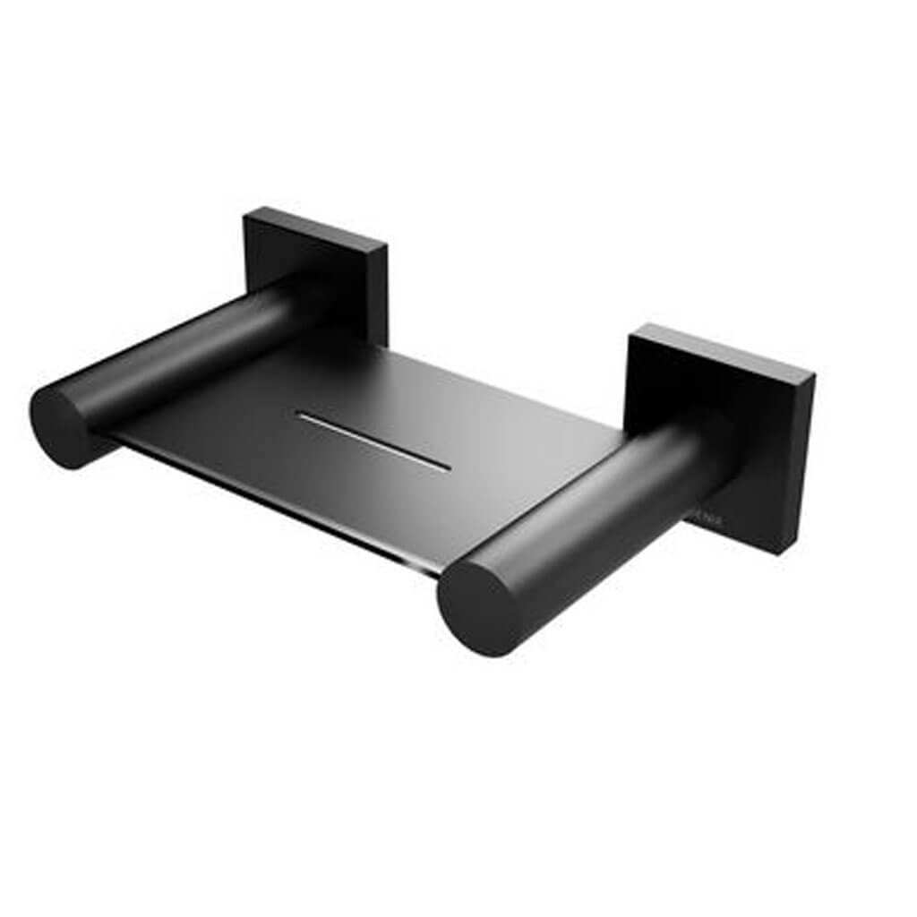Radii Soap Dish Holder SQ Plate BLK