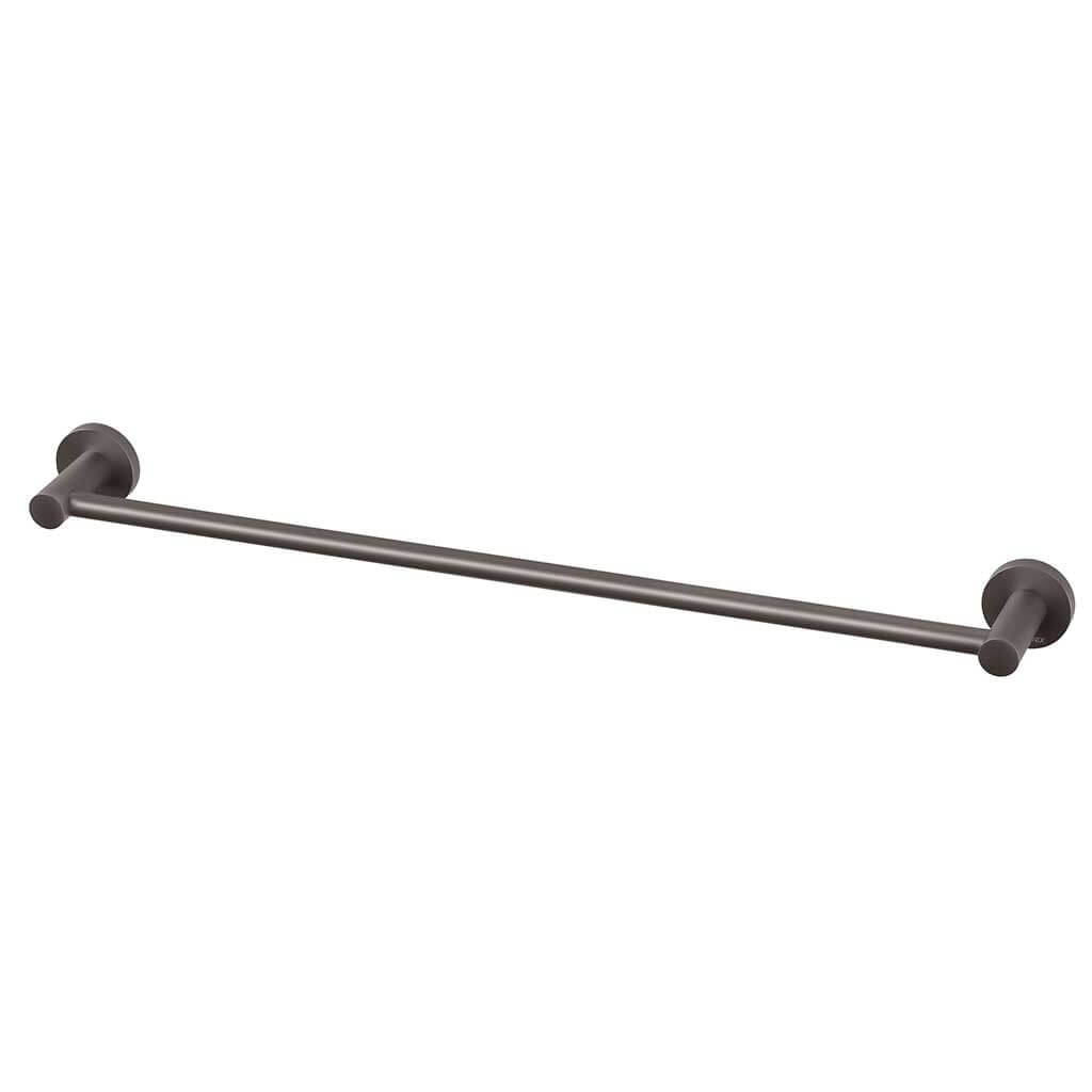 Radii Single Towel Rail RD Plate Brushed Carbon