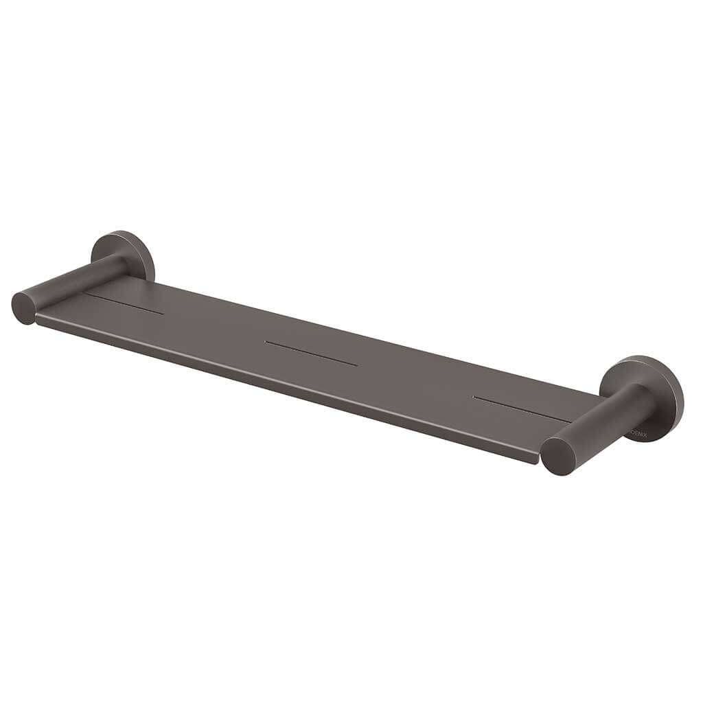 Radii Shower Metal Shelf RD Plate Brushed Carbon