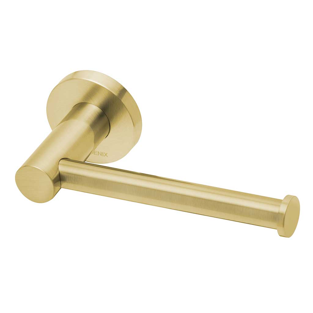 Radii Toilet Roll Holder RD Plate Brushed Gold