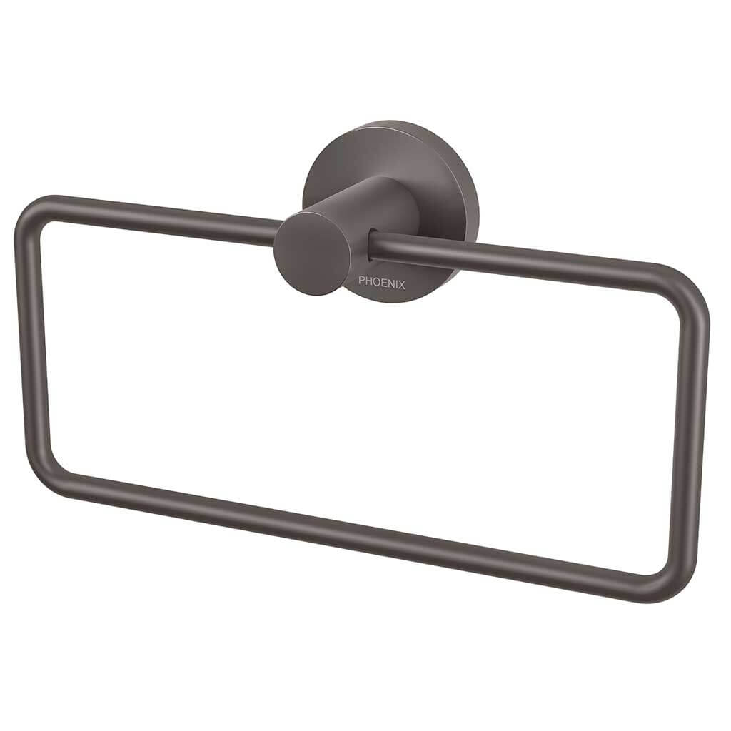 Radii Guest Towel Holder RD Plate Brushed Carbon