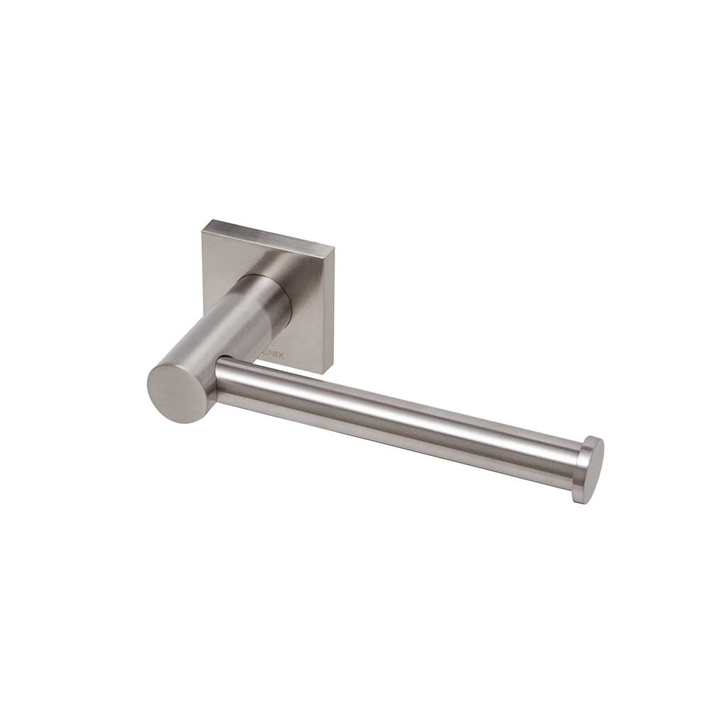 Radii Toilet Roll Holder SQ Plate Brushed Nickel