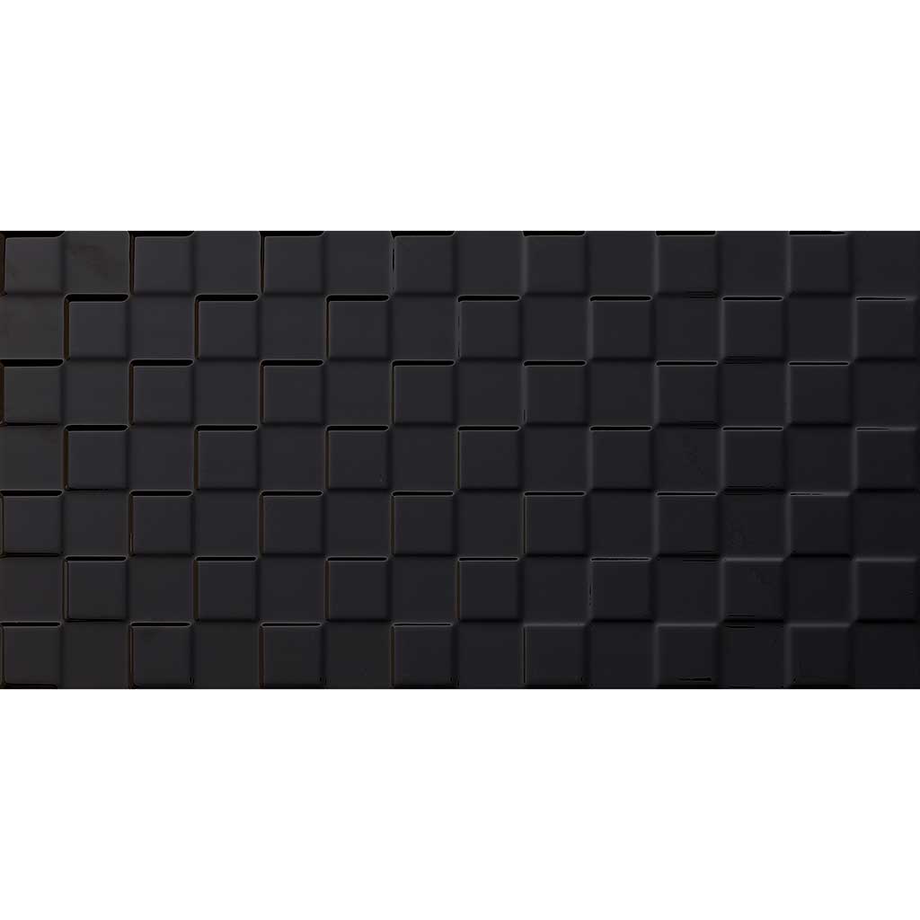 3D Chess Black Gloss 300×600