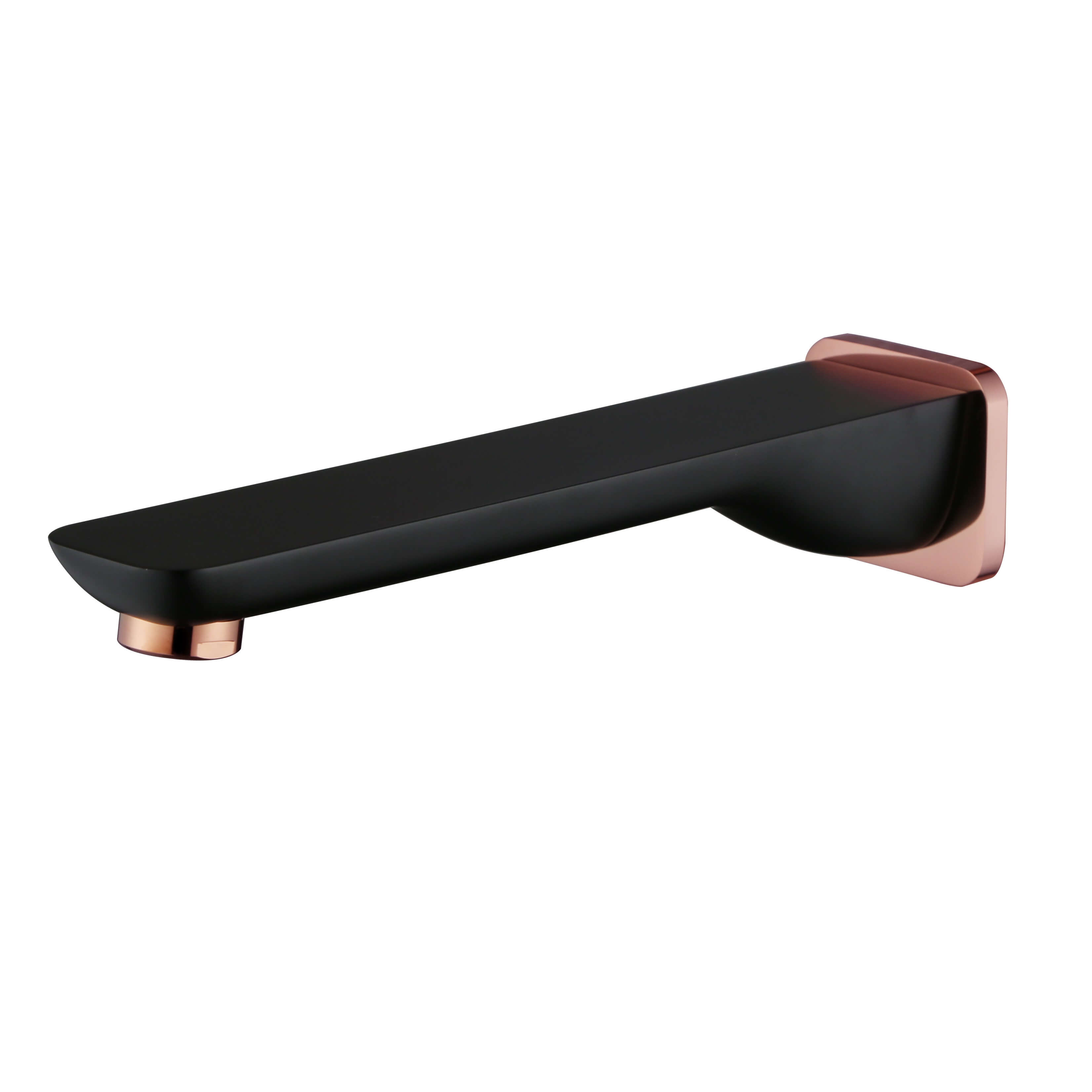 RoyD Bath Spout Black And Rose Gold