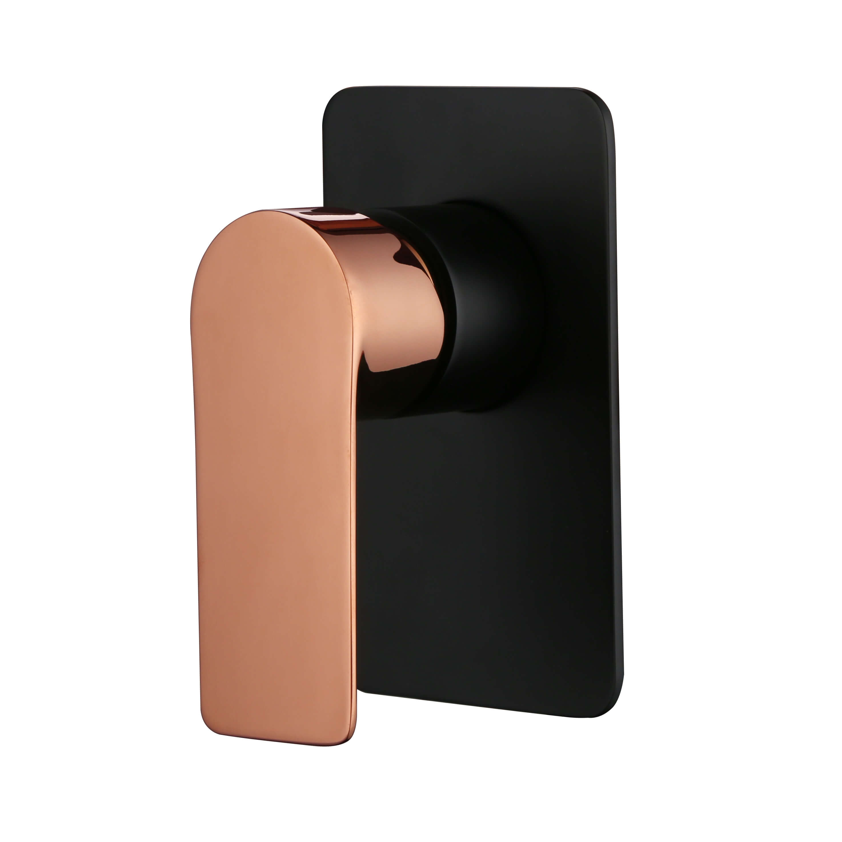RoyD Shower Mixer Black And Rose Gold