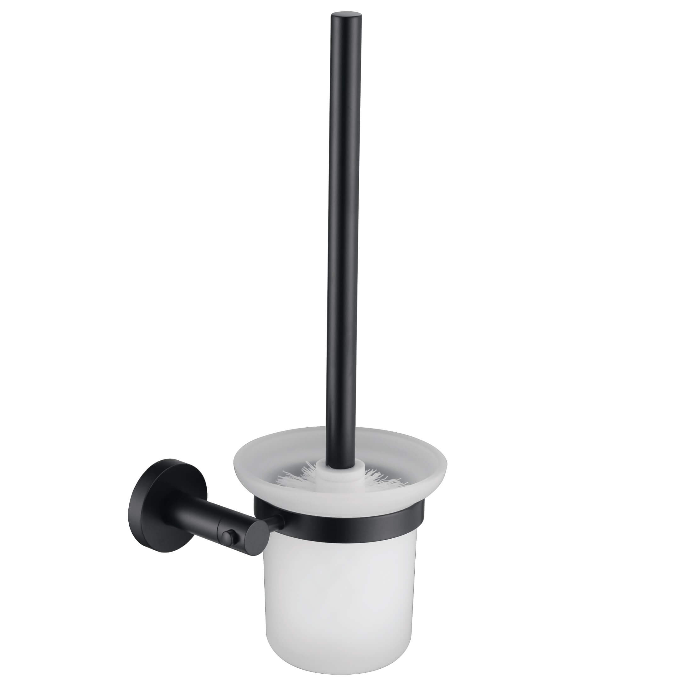 Parker Black Toilet Brush Holder