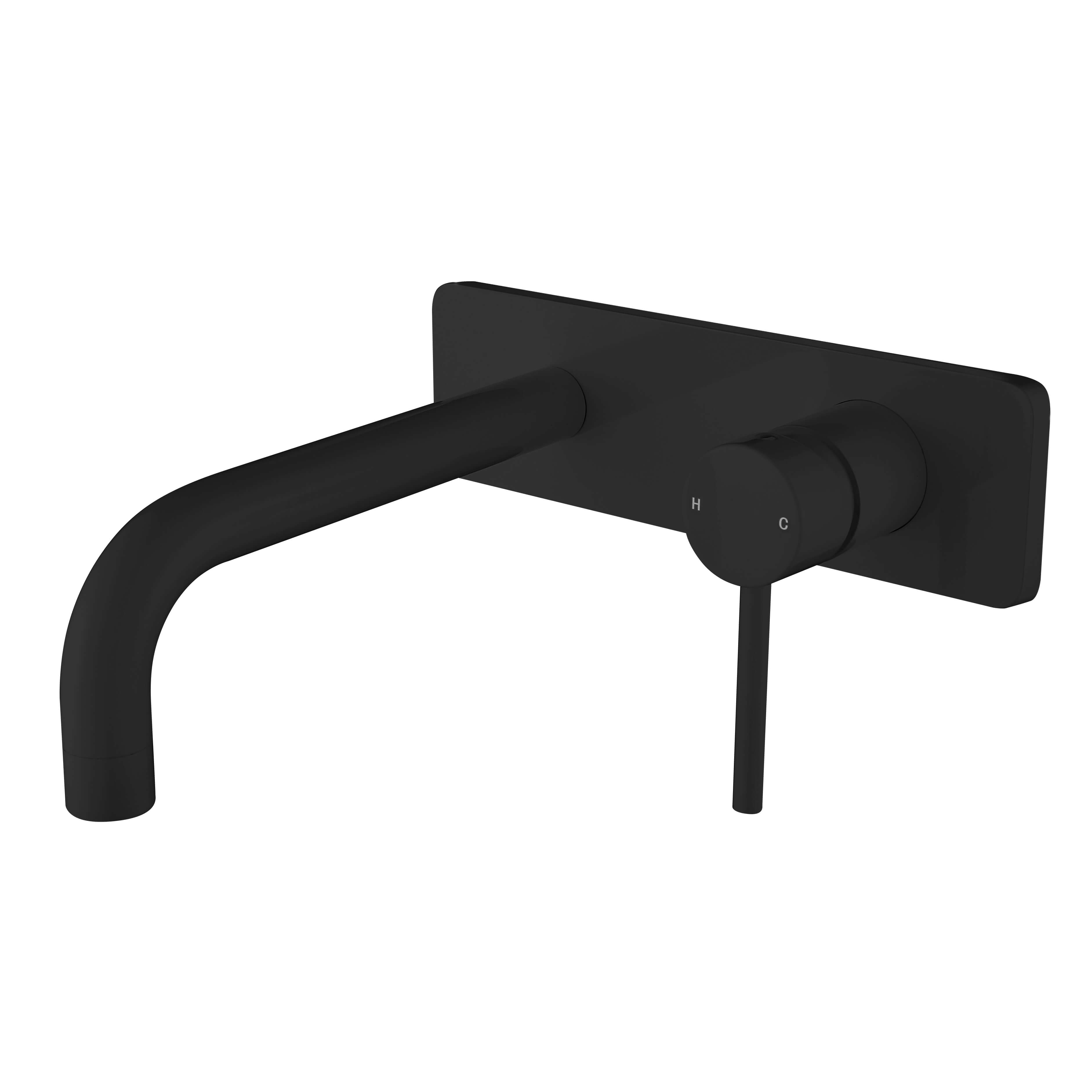 Parker Black Wall Mixer Set