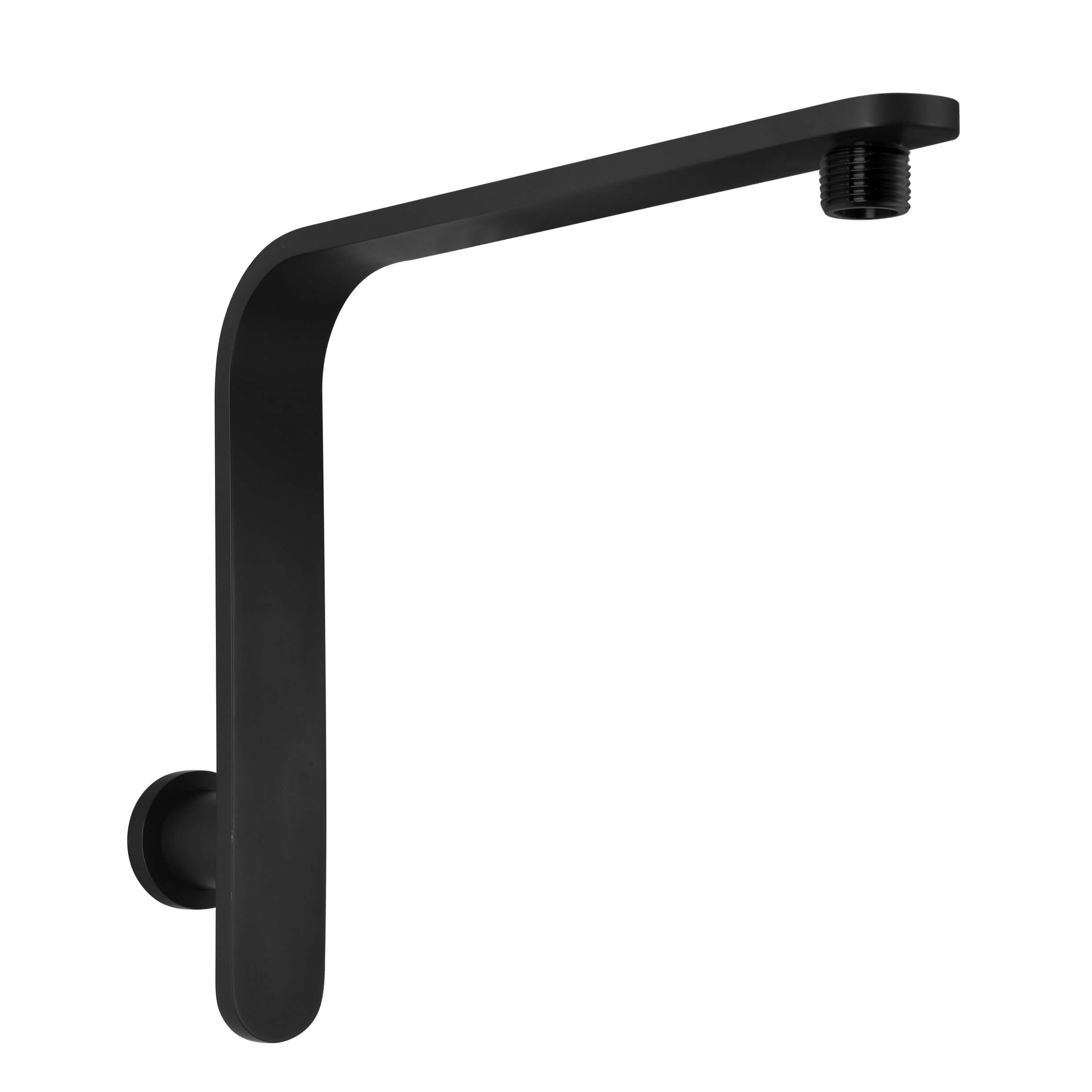 Parker Slimline Black Up Rise Shower Arm
