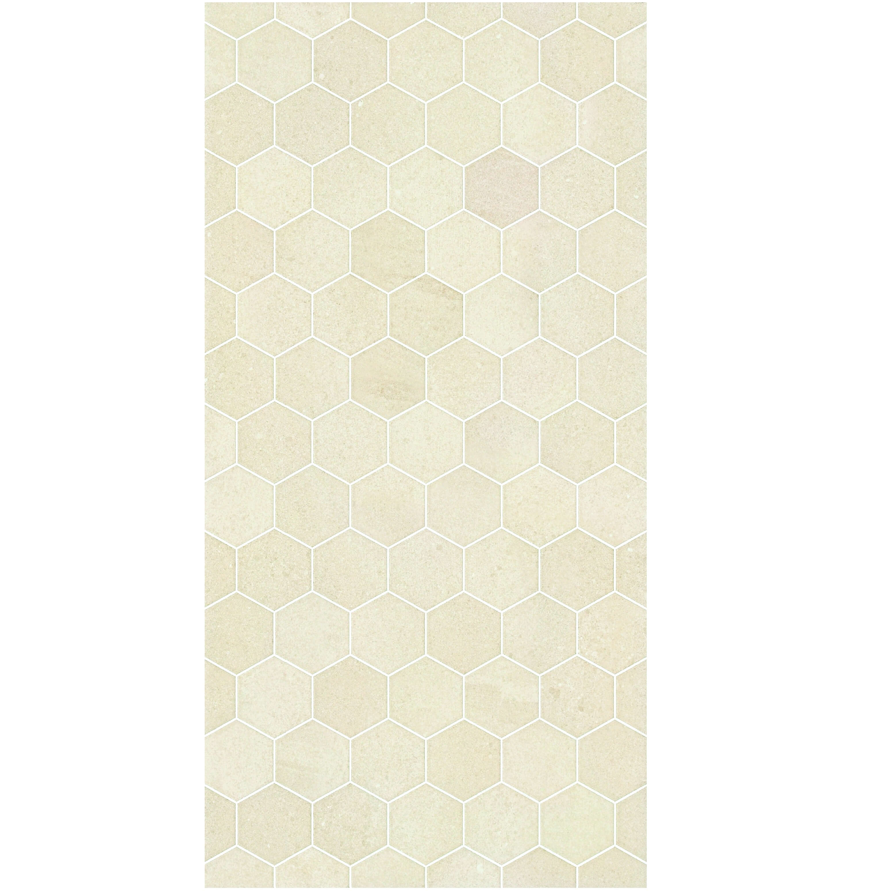 Limestone Beige Hexagon 300×600 Gloss