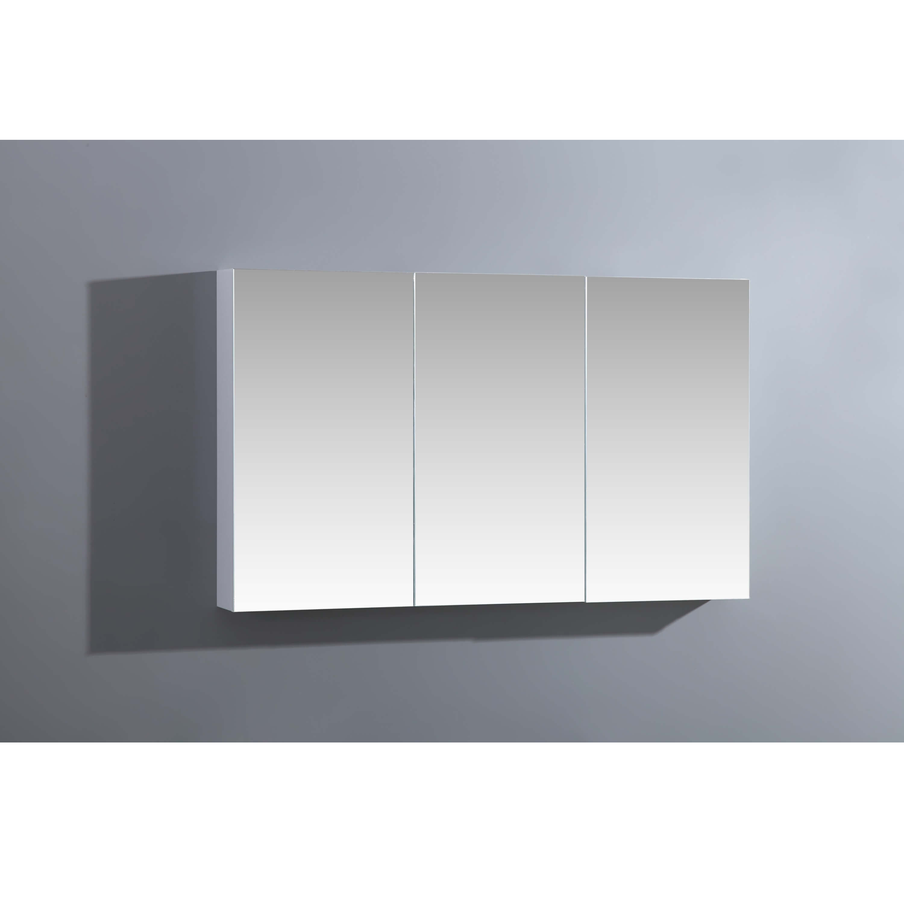 Nero Pencil Edge Mirror Cabinet 1200mm - 1200x720mm