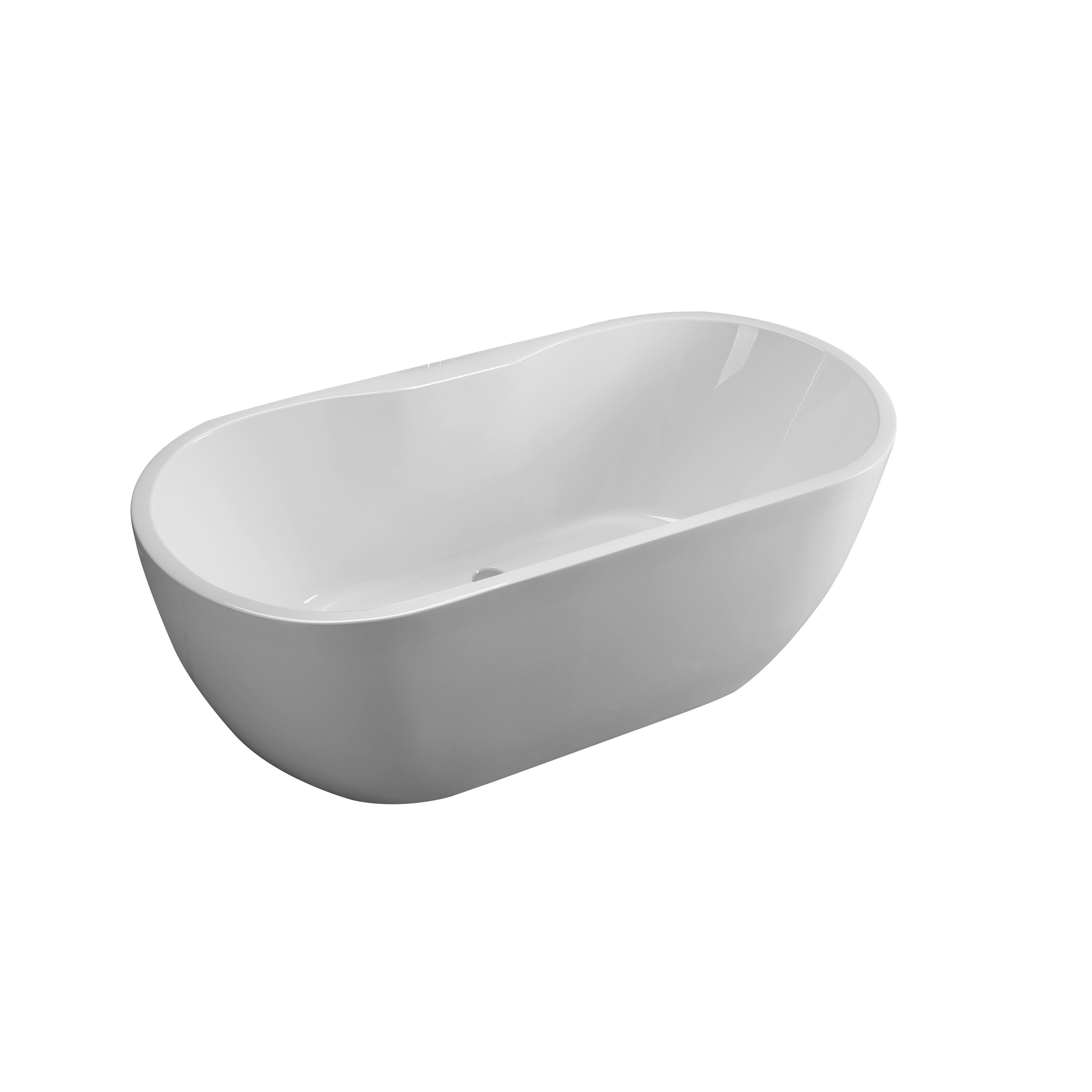Johnson II 1400 Oval Bathtub Gloss White