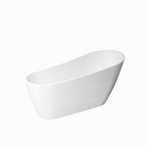 Johnson Highback Freestanding Bathtub Gloss White