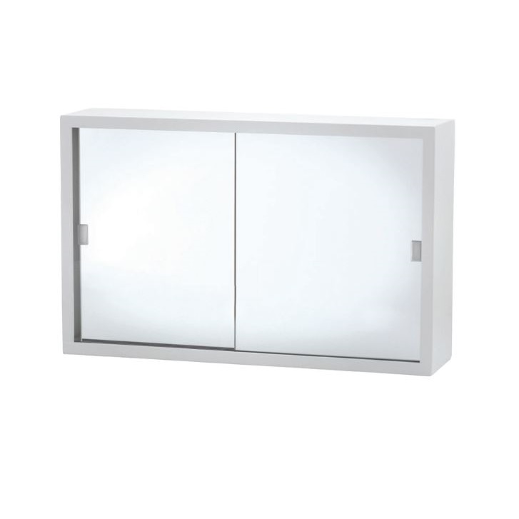Metal Mirror Cabinet 600 Acrylic Doors