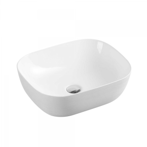 CHUR Touchline White Rectangle Above Counter Basin