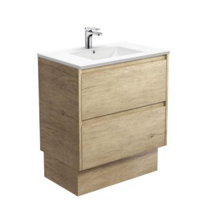 DOLCE AMATO 750 Scandi Oak Vanity on Kick
