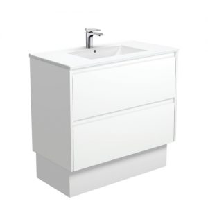 Dolce Amato 900 Matte White Vanity on Kick