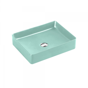 ETNA Tango Green Above Counter Rectangular Basin