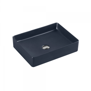 ETNA Nero Grey Above Counter Rectangular Basin