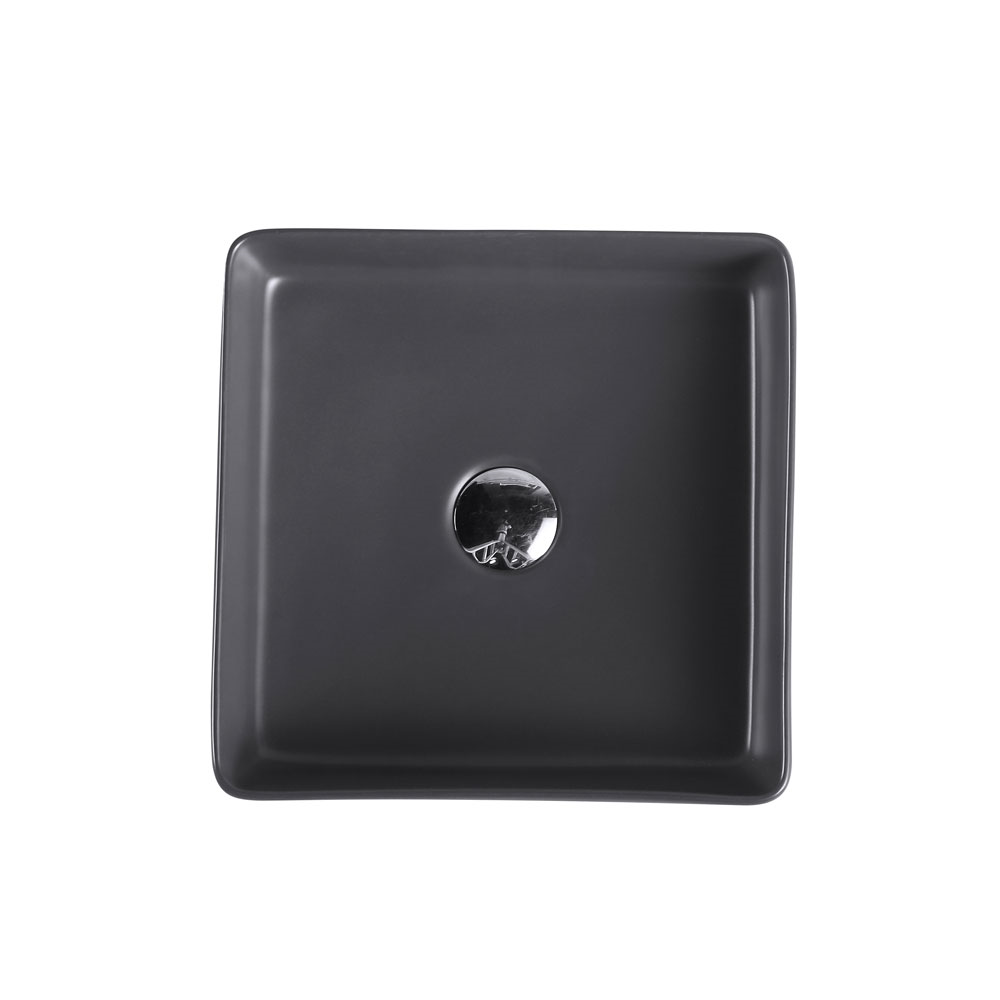ETNA Nero Grey Above Counter Square Basin - Image 3