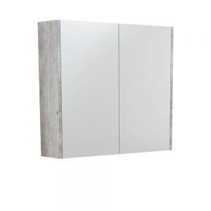 750 Mirror Cabinet with Industrial Side Panels