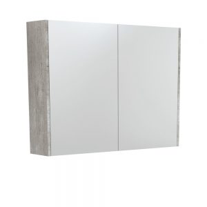 900 Mirror Cabinet with Industrial Side Panels