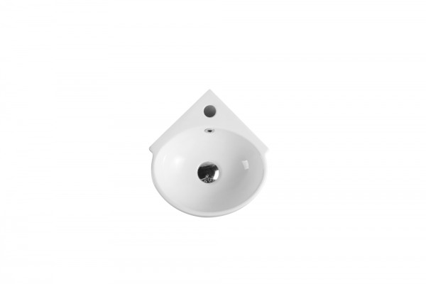 Compact Mini 39 Corner Wall Hung Basin - Image 2