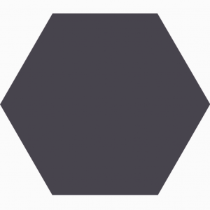 Timeless Dark Grey Hexagonal Matt 150x170