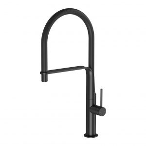 Phoenix Vido Flexible Hose Sink Mixer Matt Black