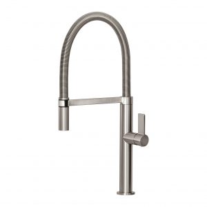Phoenix Prize Flexible Coil Sink Mixer Brushed Nickel
