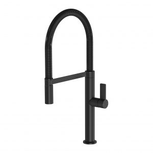 Phoenix Prize Flexible Coil Sink Mixer Matt Black