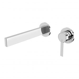 Lexi MKII Wall Bath Mixer Set 200mm Chrome