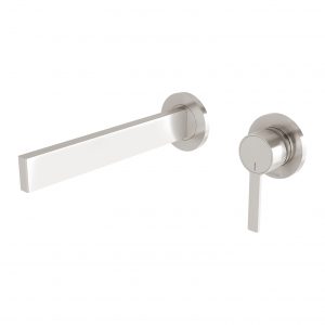 Lexi MKII Wall Bath Mixer Set 200mm Brushed Nickel