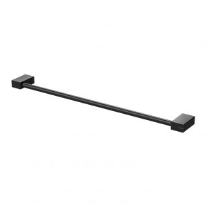 Lexi MKII Single Towel Rail 800mm Matt Black