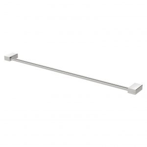 Lexi MKII Single Towel Rail 800mm Brushed Nickel