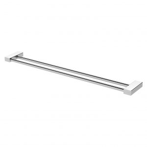 Lexi MKII Double Towel Rail 800mm Chrome