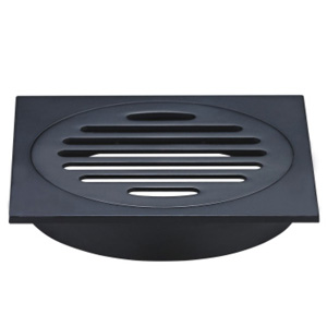 Standard Floor Waste Square Black 110x110x20mm 95 Outlet