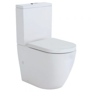 KOKO Matt White BTW Rimless Toilet Suite