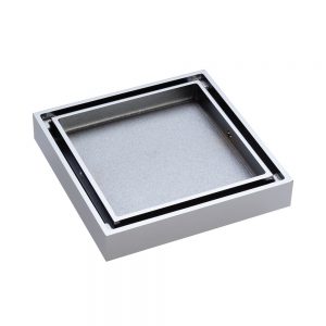 Duo Smart Waste 100x100mm Chrome 88mm Outlet
