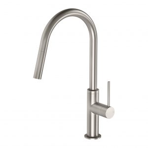 Vivid Slimline Pull Out Sink Mixer Brushed Nickel