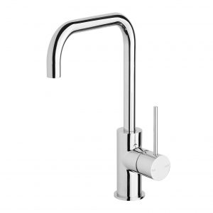 Vivid Slimline Sink Mixer 160mm Squareline Chrome