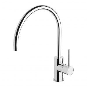 Vivid Slimline Sink Mixer 220mm Gooseneck Chrome