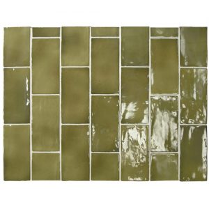 MANACOR BASIL GREEN 75x150 GLOSS