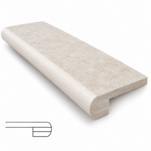 Custom triple full bullnose tile edge